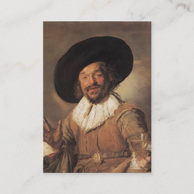 Der fröhliche Trinker Visitenkarte (Vorderseite)