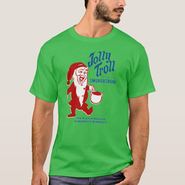 DER FRÖHLICHE TROLL T-Shirt (Vorderseite)