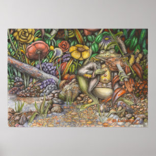 Der Frosch und die Geige - Plakat