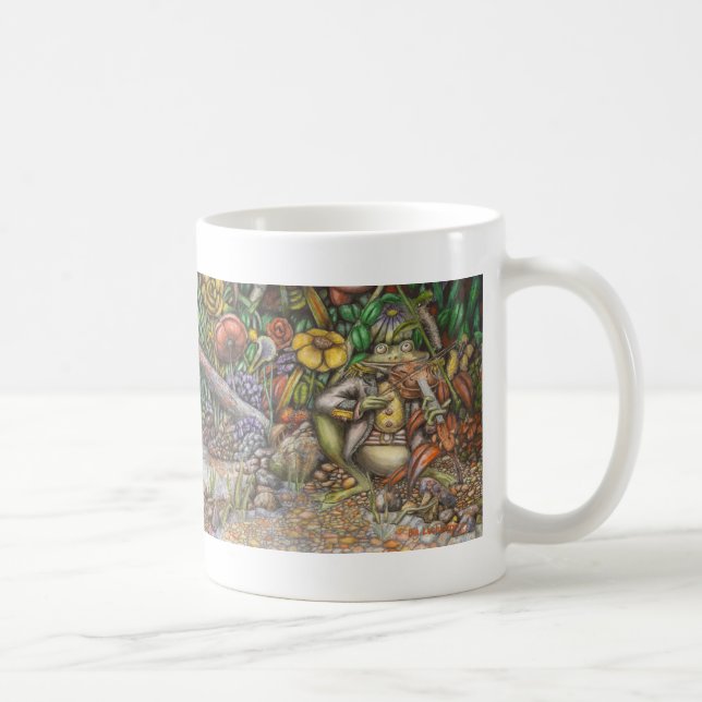 Der Frosch und die Geige - Tasse (Rechts)