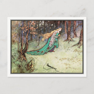 Der Froschprinz von Warwick Goble Postkarte