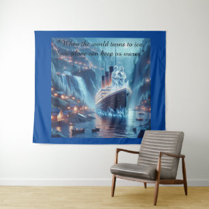 Der Frostspiegel Wandteppich