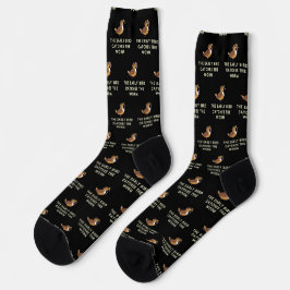 Der Frühaufsteher fängt den Wurm Socken
