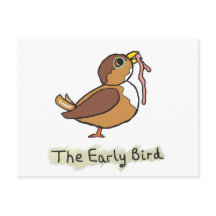 Der frühe Vogel fängt den Wurm