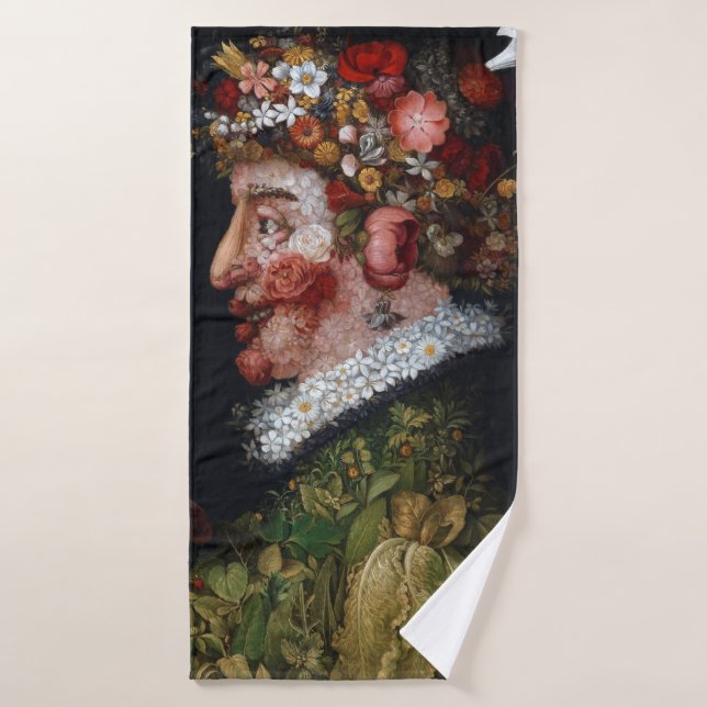 Der Frühling, Arcimboldo Badehandtuch (Badehandtuch)