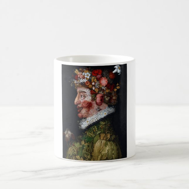 Der Frühling, Arcimboldo Kaffeetasse (Mittel)