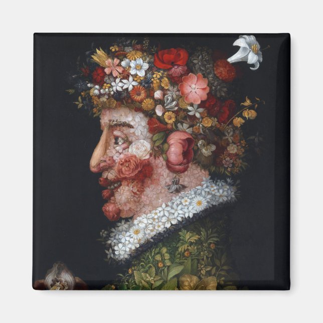 Der Frühling, Arcimboldo Magnet (Vorne)