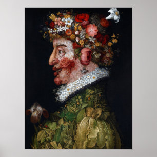 Der Frühling, Arcimboldo Poster
