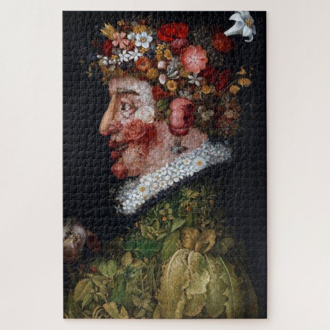 Der Frühling, Arcimboldo Puzzle (Vertikal)