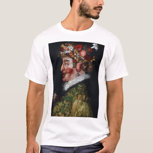 Der Frühling, Arcimboldo T-Shirt (Vorderseite)