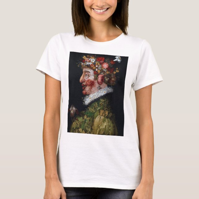 Der Frühling, Arcimboldo T-Shirt (Vorderseite)