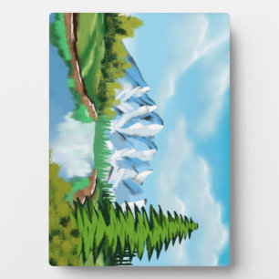 Der Frühling der Naturkunst Fotoplatte