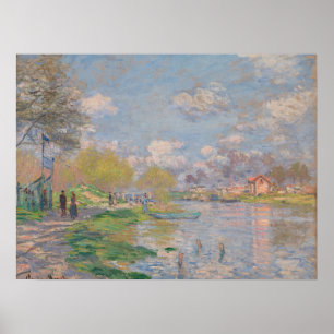 Der Frühling der Seine durch Monet Impressionist Poster