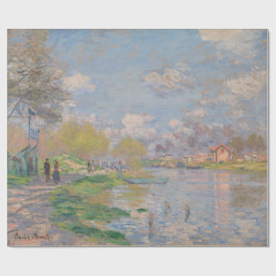 Der Frühling der Seine von Claude Monet Geschenkpapier