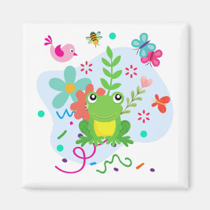 Der Frühling im Garten Magnet