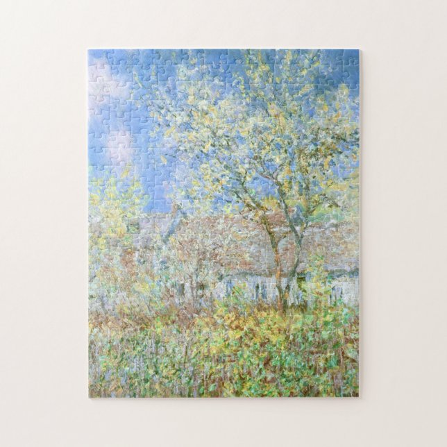 Der Frühling in Giverne Monet Falknerei - Falconer Puzzle (Vertikal)