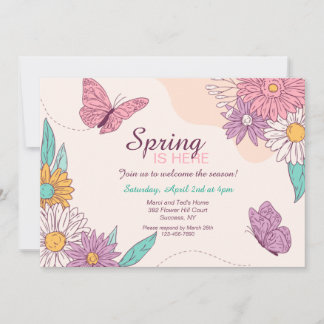 Der Frühling ist da Einladung