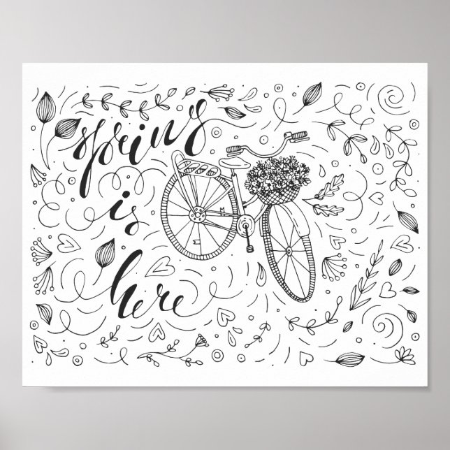 Der Frühling ist da Poster (Vorne)