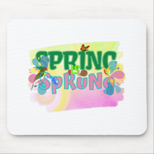 Der Frühling ist die gefederte Saison der Liebe Mousepad