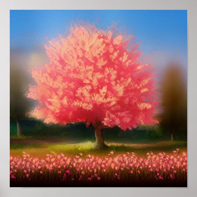 Der Frühling ist im Luftplakat Poster (Vorne)