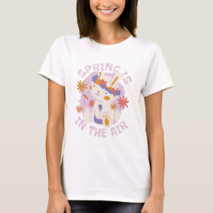 Der Frühling ist in der Niedlichen Sonne T-Shirt