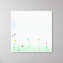 Der Frühling kommt! Leinwanddruck
