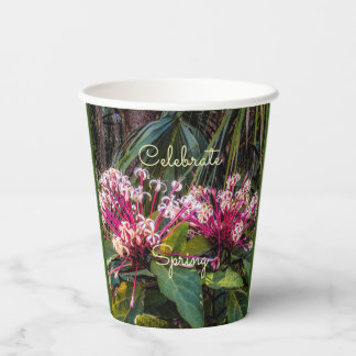 Der Frühling kommt. Pappbecher