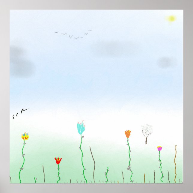Der Frühling kommt Poster (Vorne)
