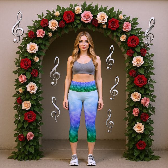 Der Frühling unter dem Himmel Capri Leggings (Von Creator hochgeladen)