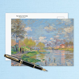 Der Frühling von Seine Claude Monet Postkarte