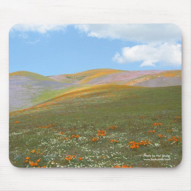 Der Frühlings-Teppich der Natur Mousepad (Vorne)