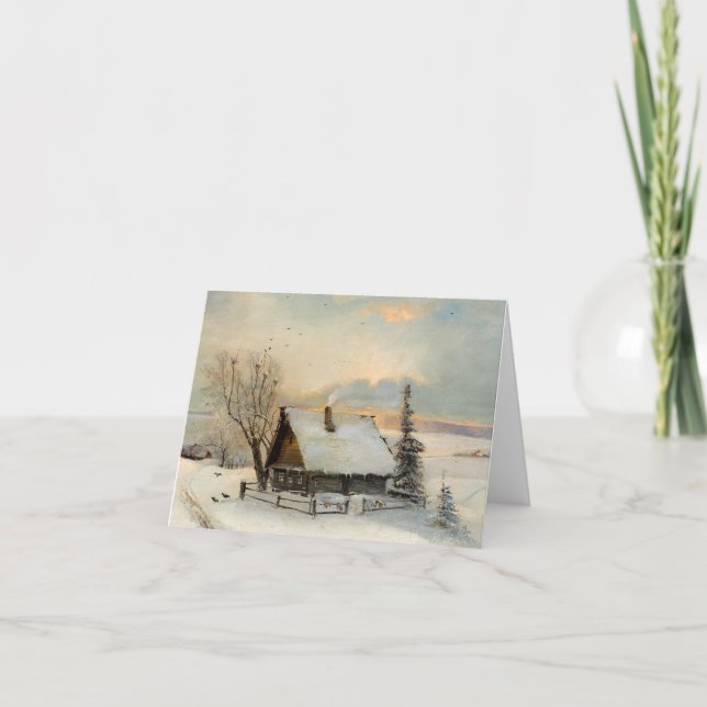 Der Frühlingsbeginn | Alexei Savrasov Dankeskarte (Vorderseite)