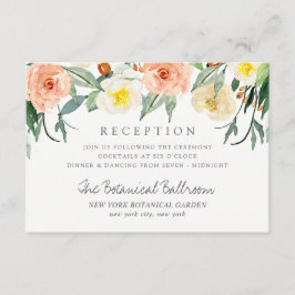 Der Frühlingsblüte Hochzeitskollektion Empfang Begleitkarte