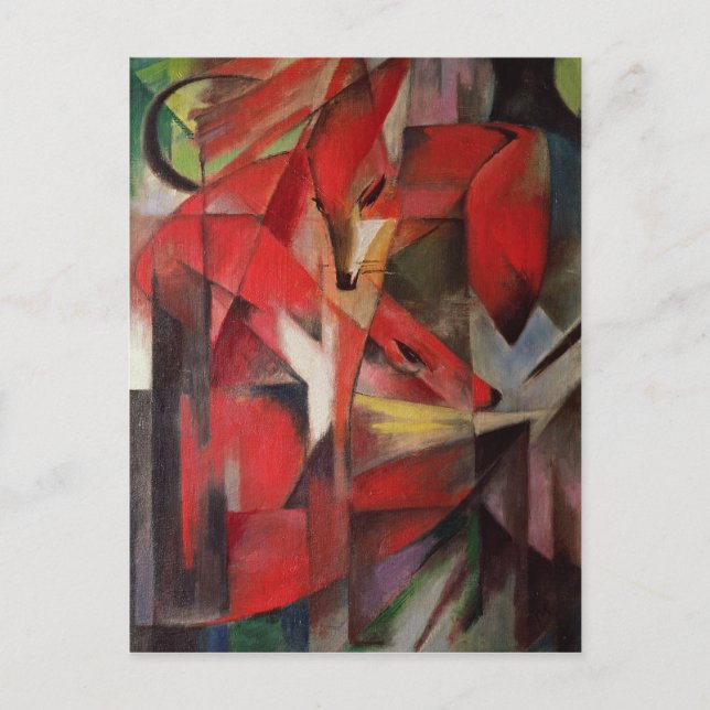 Der Fuchs, 1913 Postkarte (Vorderseite)