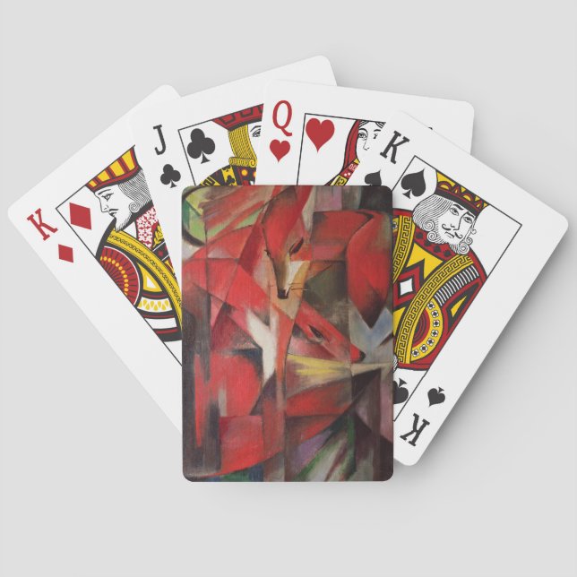 Der Fuchs, 1913 Spielkarten (Rückseite)