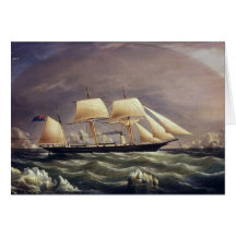 Der Fuchs der Yacht im 19. Jahrhundert