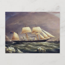 Der Fuchs der Yacht im 19. Jahrhundert