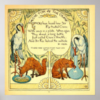 Der Fuchs und der Krane Walter Crane