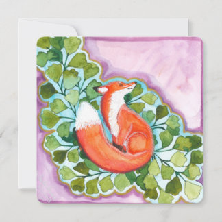 Der Fuchs und die Brise Feiertagskarte