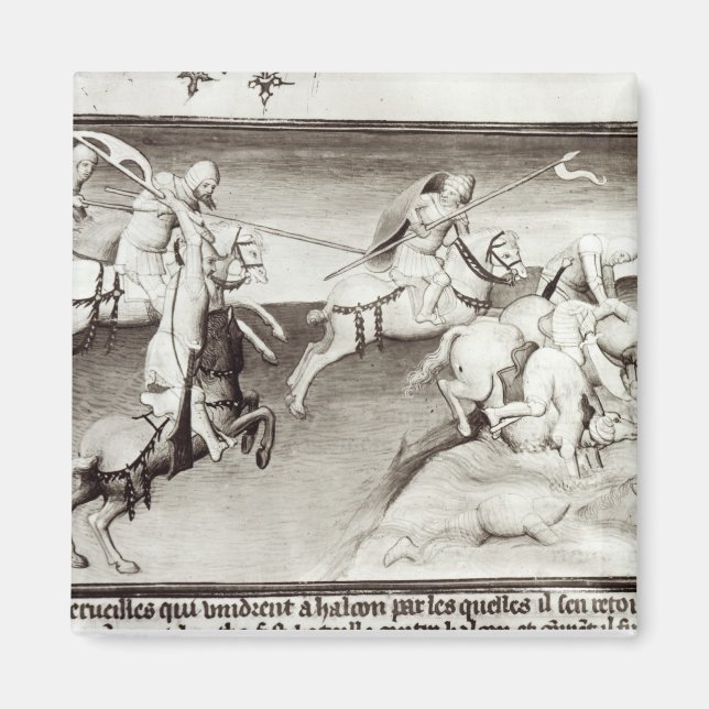 Der Führer der Mongolen, Hulagu, Khan der Ilkhanat Magnet (Vorne)