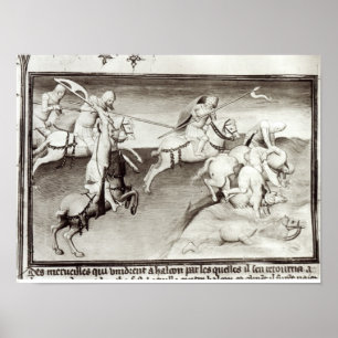 Der Führer der Mongolen, Hulagu, Khan der Ilkhanat Poster