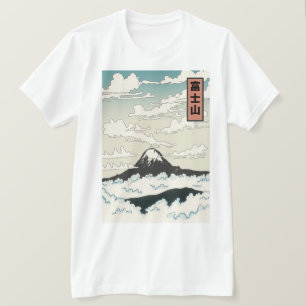 Der Fuji Japan Kunstblock. T-Shirt