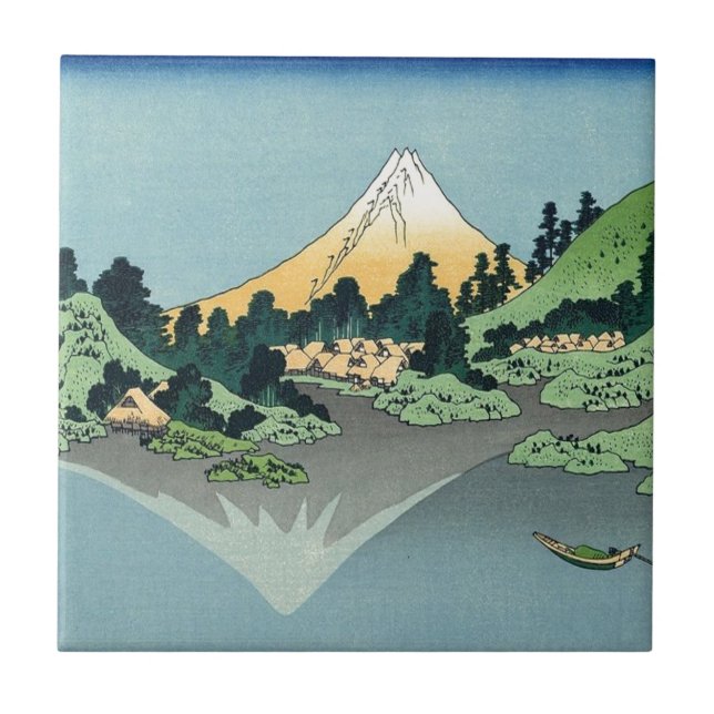 Der Fujisan Fliese (Vorderseite)