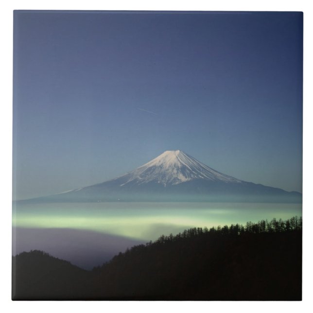Der Fujisan Fliese (Vorderseite)