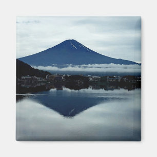 Der Fujisan Japan 2 Zoll-Quadrat-Magnet Magnet