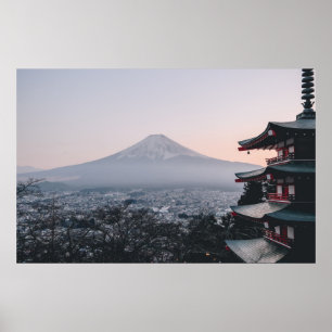Der Fujisan, Japan Poster