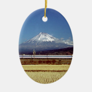 Der Fujisan Keramikornament