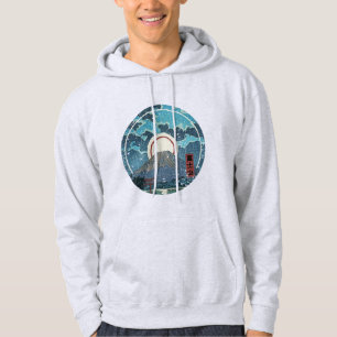 Der Fujisan-Mond Hoodie
