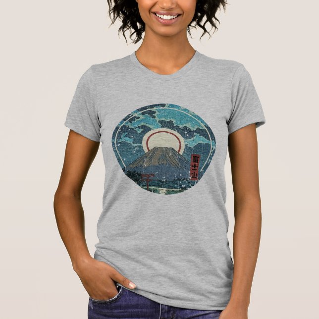 Der Fujisan-Mond T-Shirt (Vorderseite)