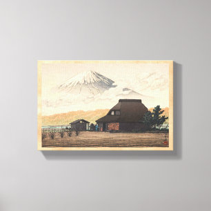 Der Fujisan von Narusawa Hasui Kawase Schienbein Leinwanddruck